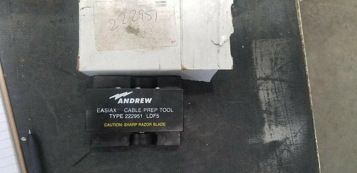 Used Andrew/Commscope 222951 Cable Prep Tool Kit