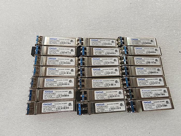 Used Finisar FTLX1471D3BCL SFP Module Lot of 21