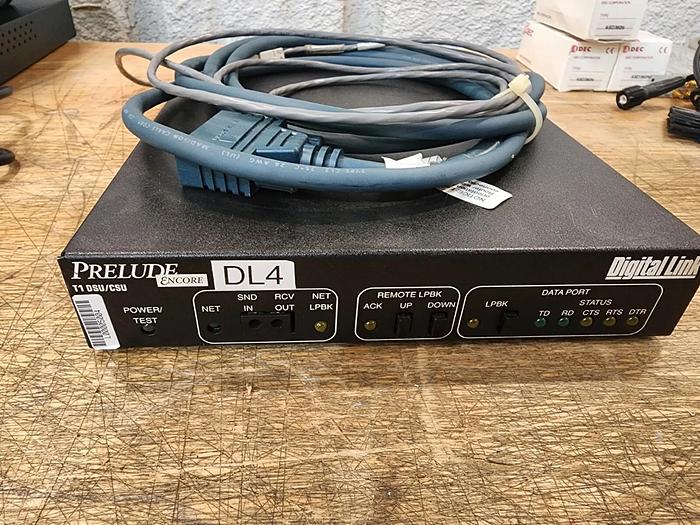 Used Digital Link DL080 Prelude T1 DSU/CSU Unit #3