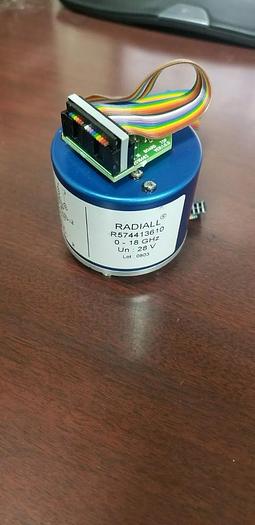 Used RADIALL R574413610 RF Switch 0-18GHz