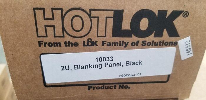 HOTLOK 10033 2U Blanking Panel Lot of 5 NEW!