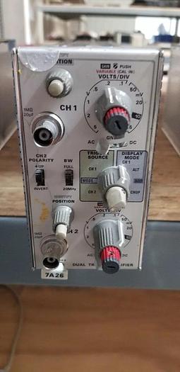 Used Tektronix 7A26 Dual Trace Amplifier Plug In Unit #4
