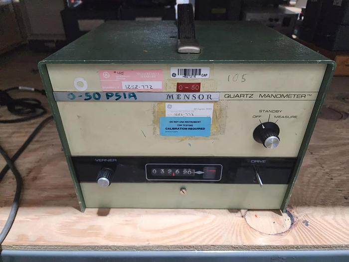 Used MENSOR Quartz Manometer