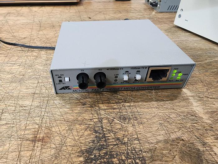 Used Allied Telesyn AT-MC101XL Media Converter Unit #1