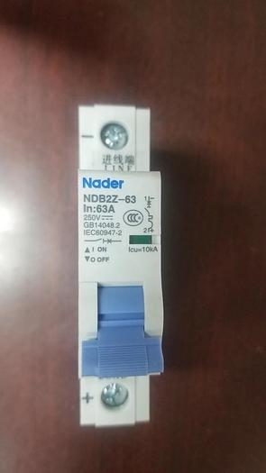 Nader NDB2Z-63 63A In Circuit Breaker NEW/UNUSED!