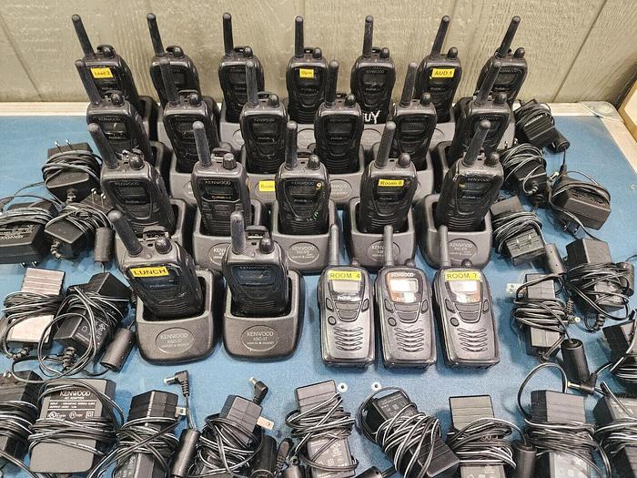 Used Kenwood ProTalk XLS 2-Way Radio Lot of 23 Units