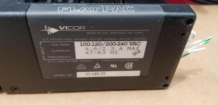 Used VICOR FlatPack DC Power Supply VI-LF0-CV