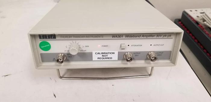 Used Thurlby Thandar WA301 Wideband Amplifier 30V Pk-Pk Tested Good Unit #1