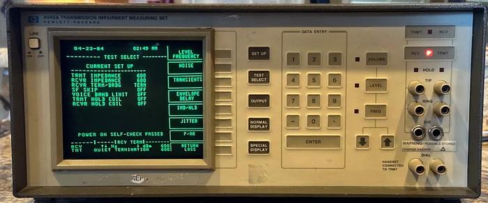Used HP 4945A Transmission Impairment Test Set *Calibrated*