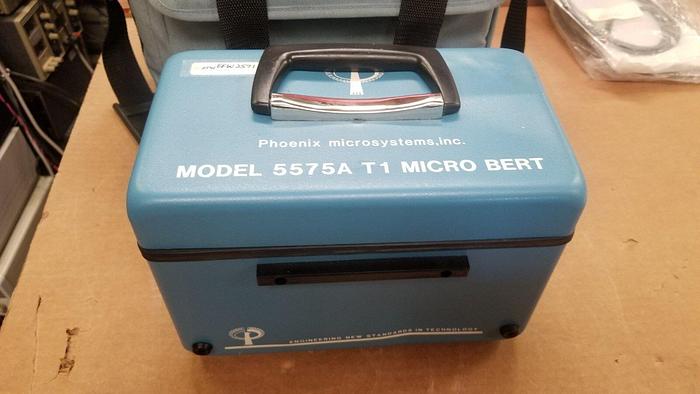 Used Phoenix Microsystems 5575A T1 MICRO BERT Complete!