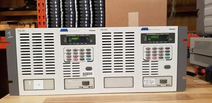 Used AMREL PD5-40A & PD8-40A Programmable DC Power Supplies READ!