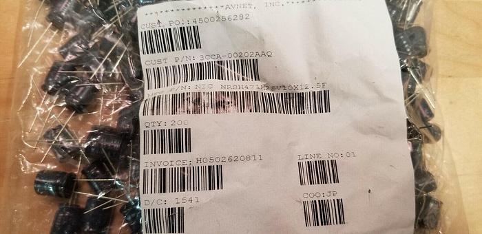 Nichicon NRSH471M25V10X12.5F Radial Electrolytic Capacitor 200 Pieces 2015DC NEW