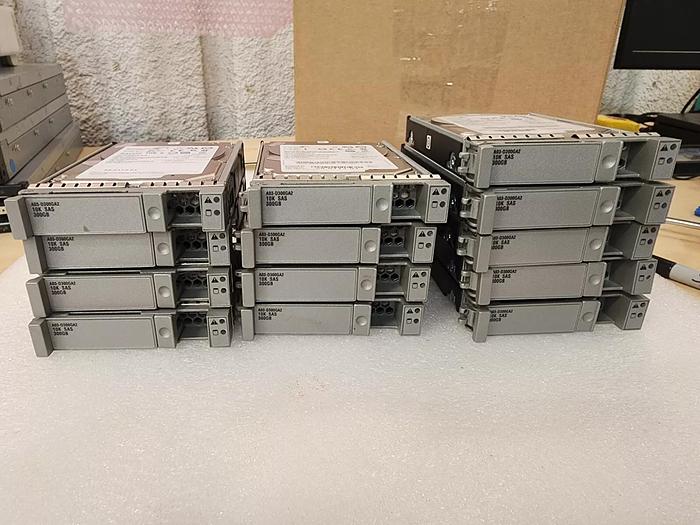 Used CISCO A03-D300GA2 300GB SAS 3.5" Drive Lot of 13