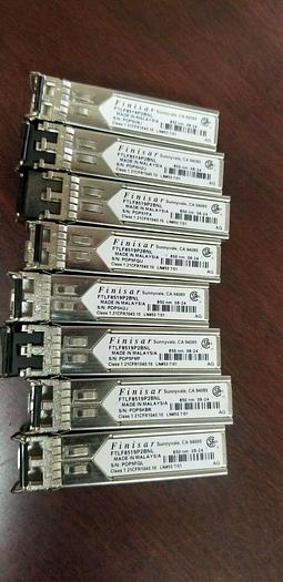 Used Finisar FTLF8519P2BNL SFP Modules Lot of 8