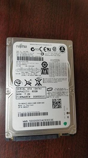 Used Fujitsu MHZ2080BJ 80GB 2.5" SATA Drive
