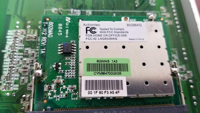 Used Actiontec MI424WR Chassis Mount Router/Modem Version 2