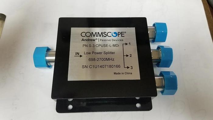 Commscope S-3-CPUSE-L-MDi Low Power Splitter 698-2700MHz NEW!