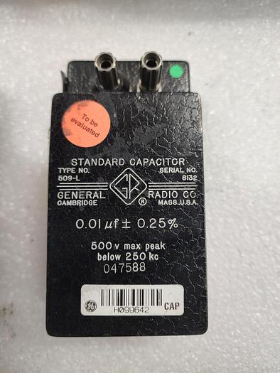 Used GenRad 509-L Standard Capacitor .01uf +/-.25% Unit #2