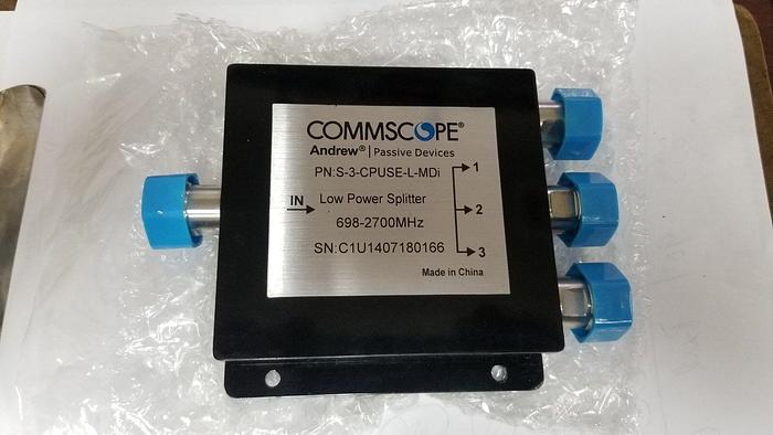 Commscope S-3-CPUSE-L-MDi Low Power Splitter 698-2700MHz NEW!