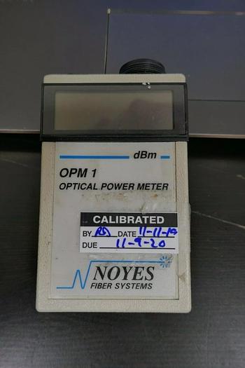 Used Noyes OPM 1 Optical Power Meter OPM1-2B NICE!!