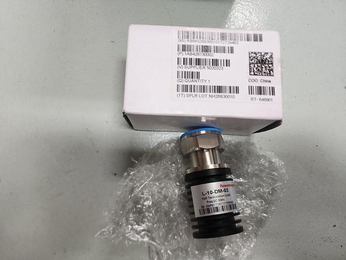 Rosenberger L-10-DM-02 10W DC-3GHz 50 Ohm DIN-M Termination NEW!