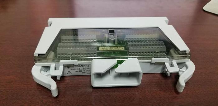 Used Agilent 34933T Quad 4x8 Reed Matrix Option 002/1 Wire