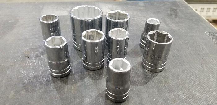 Used PROTO 1/2" SAE Socket Set #21 Made In USA