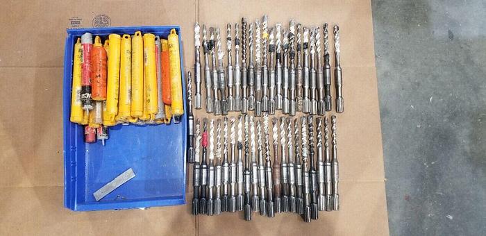 Used DeWalt/HILTI Hammer Masonry Drill Bits 1/2" & 5/8" Lot of 41 Pieces READ!