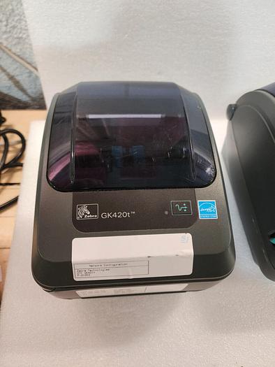 Used Zebra GK420T Thermal Label Printer Only Unit #2