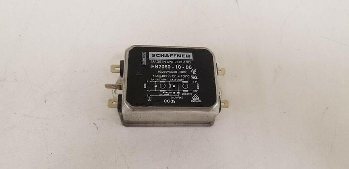 Used Schaffner FN2060-10-06 EMI Filter