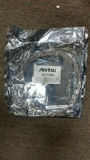Used Anritsu SC7359 BNC Male to SMB Plug 3 Meter Cable Unit #2 NEW!!