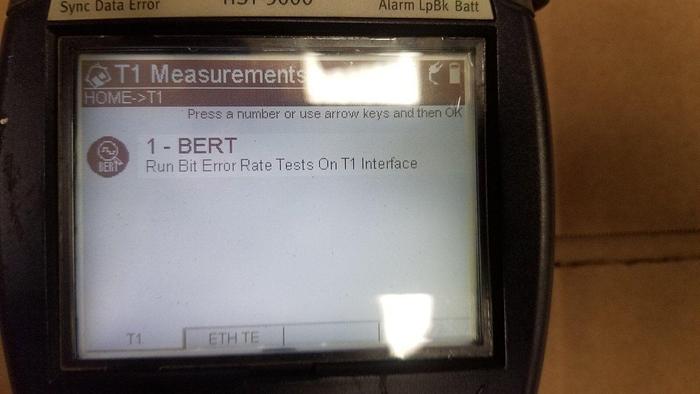 Used JDSU/Acterna/VIAVI HST-3000 with SIM T1 Module Unit #44