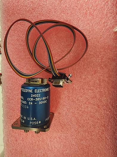 Used TELEDYNE CCR-38S160-2 SP6T 24-30VDC 9-Pin D-Sub RF Switch