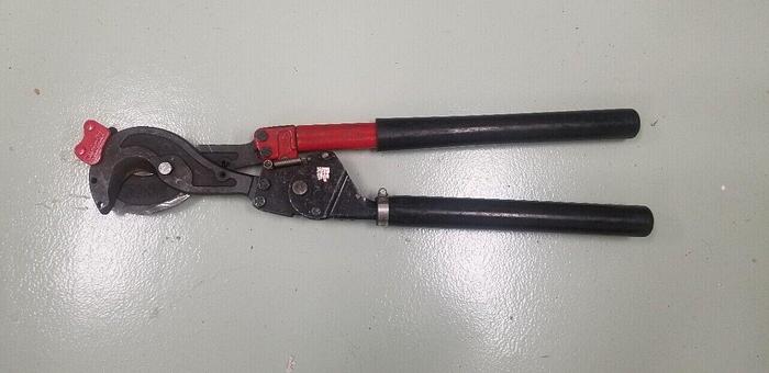 Used H.K. Porter Large Cable Ratchet Cutters Unit #1