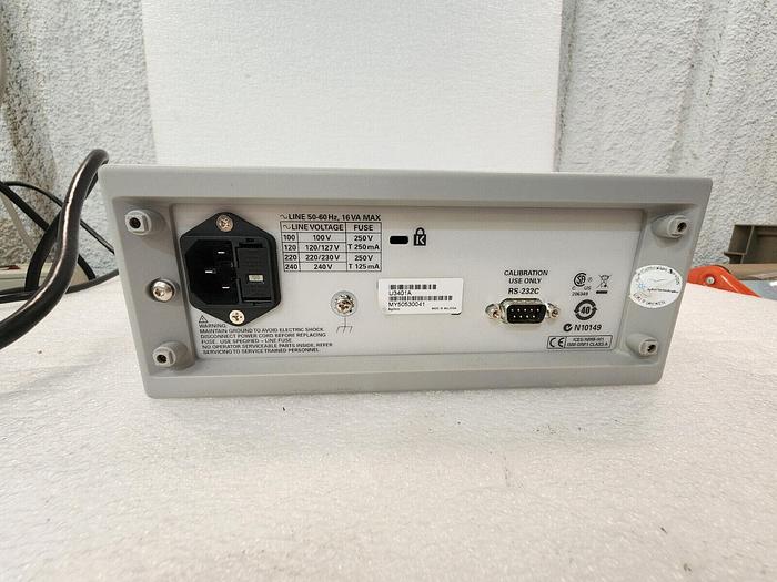 Used HP/Agilent U3401A 4.5 Digit Dual Display Multimeter Tested Good Unit #6