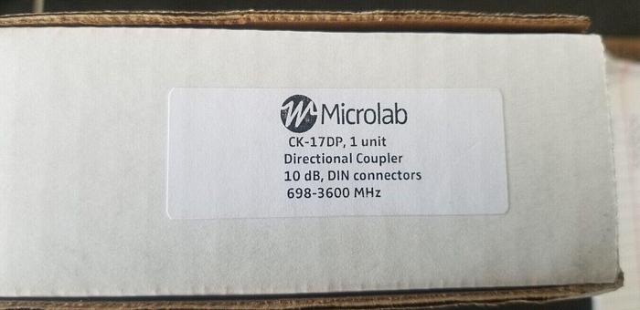 Microlab CK-17DP 10dB Directional Coupler 698-3600MHz NEW!