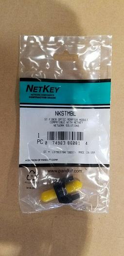 Panduit NKSTMBL ST Fiber Optic Adapter Module NEW!