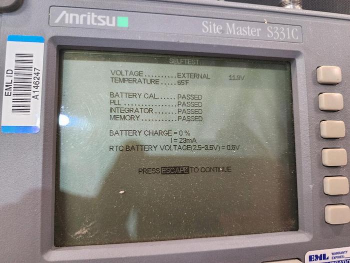 Used Anritsu S331C SiteMaster Cable Tester