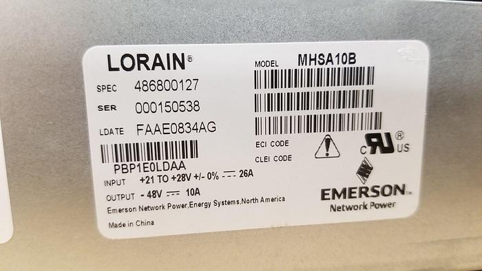 Used Emerson MHSA10B Converter Module 486800127 PBP1E0LDAA