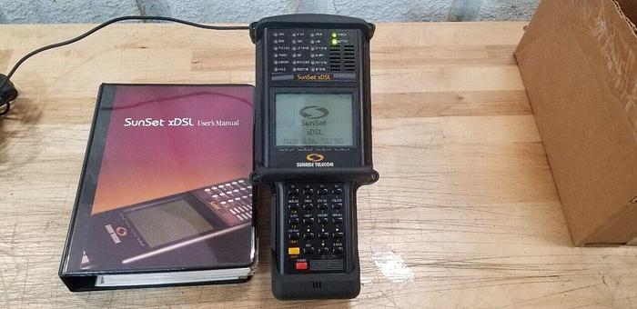 Used Sunrise Telecom SunSet xDSL with Manual READ!!