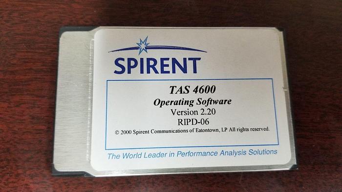 Used SPIRENT TAS 4600 Operating Software Version 2.20