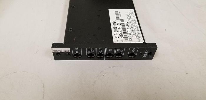 Used TELECT 010-9001-0401  6 Port Cross Connect Module