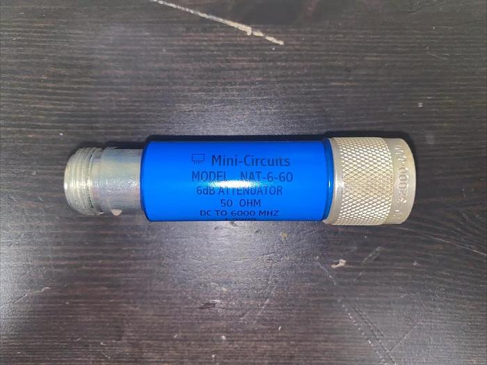 Used Mini-Circuits NAT-6-60 6dB 50 Ohm Attenuator
