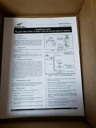 Westell AWC-CIM+ Current Injector Modem