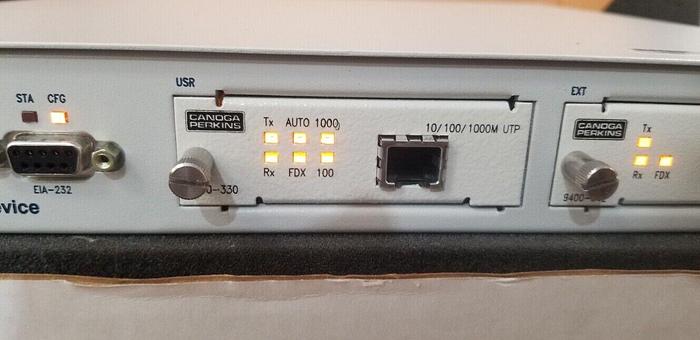 Used Canoga Perkins 9145-4 Network Interface Device in Original Box