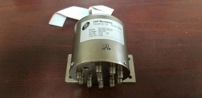 Used Ducommun/DBP Microwave 9HS6L34WA 9 Position RF Switch
