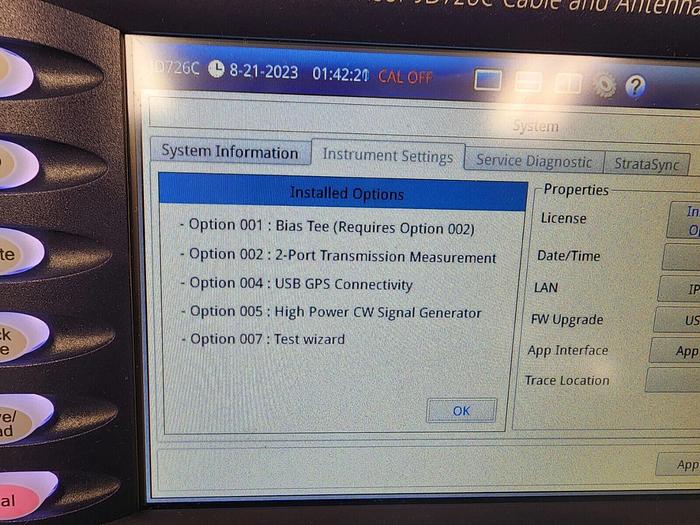 Used VIAVI JD726C Celladvisor Cable & Antenna Analyzer 5MHz-6GHz GOOD!! Unit #2