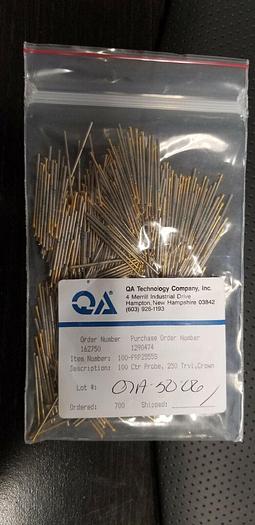 QA Technology 100-PRP2555S  Probe 100ctr,250trvl,Crown New! Qty 700
