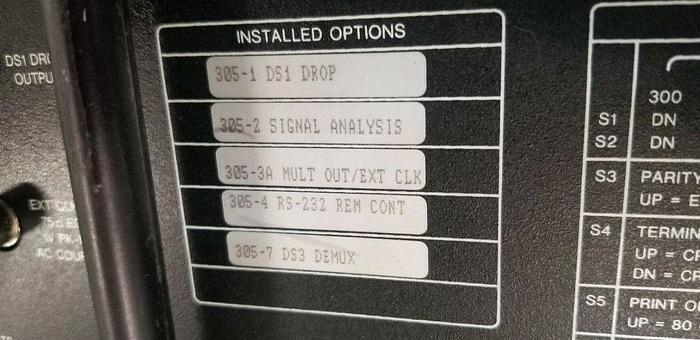 Used TTC T-BERD 305 DS3 Analyzer Unit #3