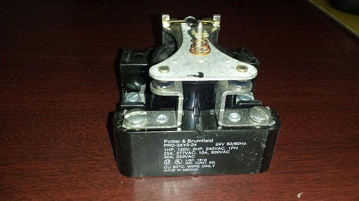 Used Potter & Brumfeld PRD-3AYO-24 Relay